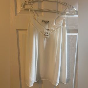 White tank top. Size medium. Never worn